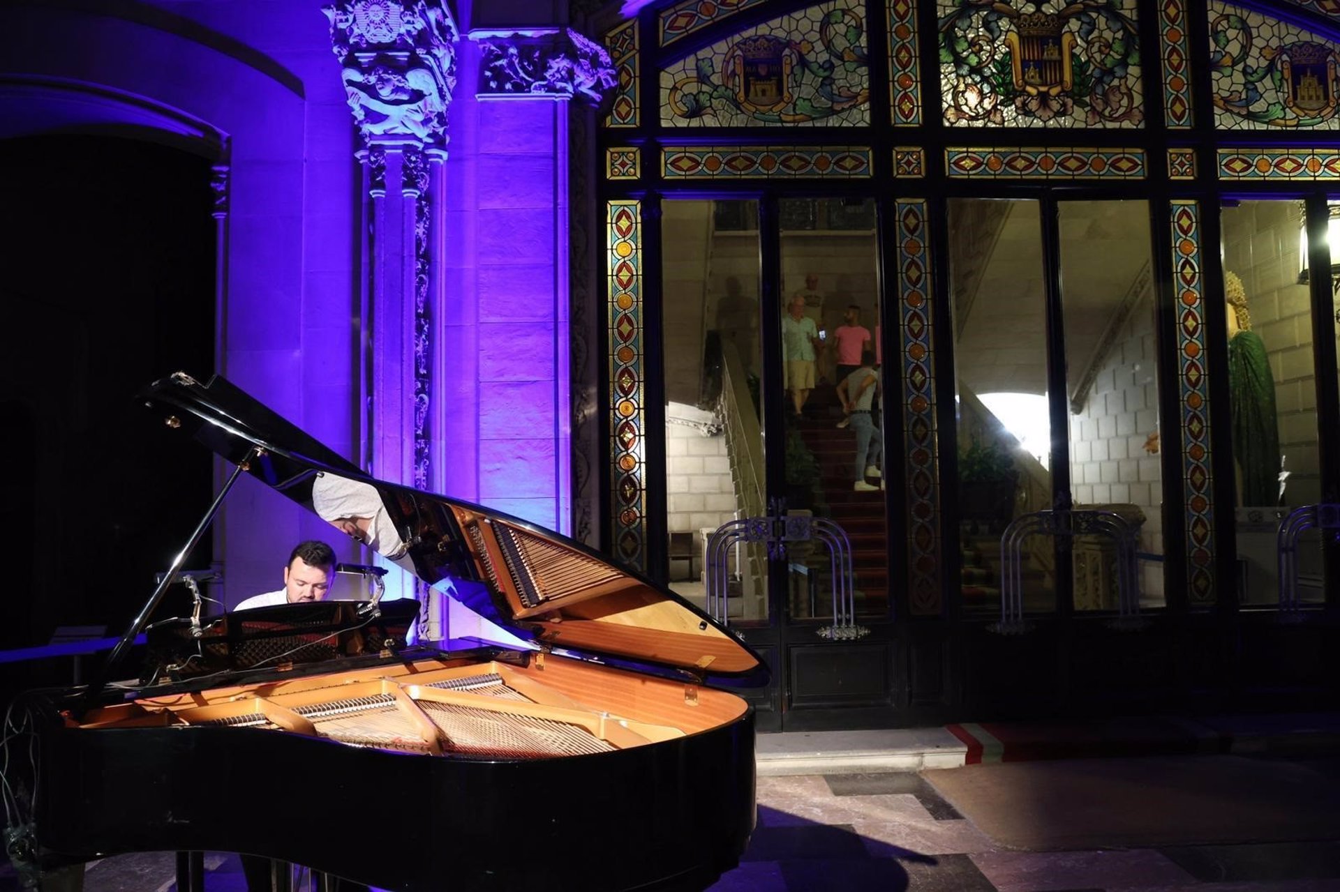 Música en directo del pianista Miquel Estelrich en el Palau Reial - CONSELL DE MALLORCA