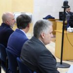 El juez Manuel Penalva (c) y el fiscal Miguel Ángel Subirán (3i) durante el juicio. - Isaac Buj - Europa Press - Archivo