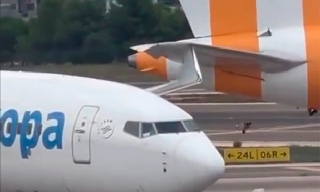 Dos aviones chocan en el aeropuerto de Palma sin provocar heridos