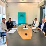 El portavoz parlamentario del PP, Sebastià Sagreras; el vicepresidente del Govern, Antoni Costa; la portavoz de Vox en el Parlament, Idoia Ribas, y el coordinador y diputado de Vox por Menorca, Xisco Cardona. - PP