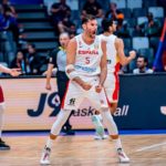 Rudy Fernández, ante Letonia en el Mundobasket 2023. - FEB