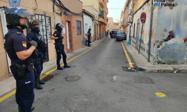 La Policía intervino en La Soledat 300.000 euros en efectivo y sorprendió a un hombre quemando dinero