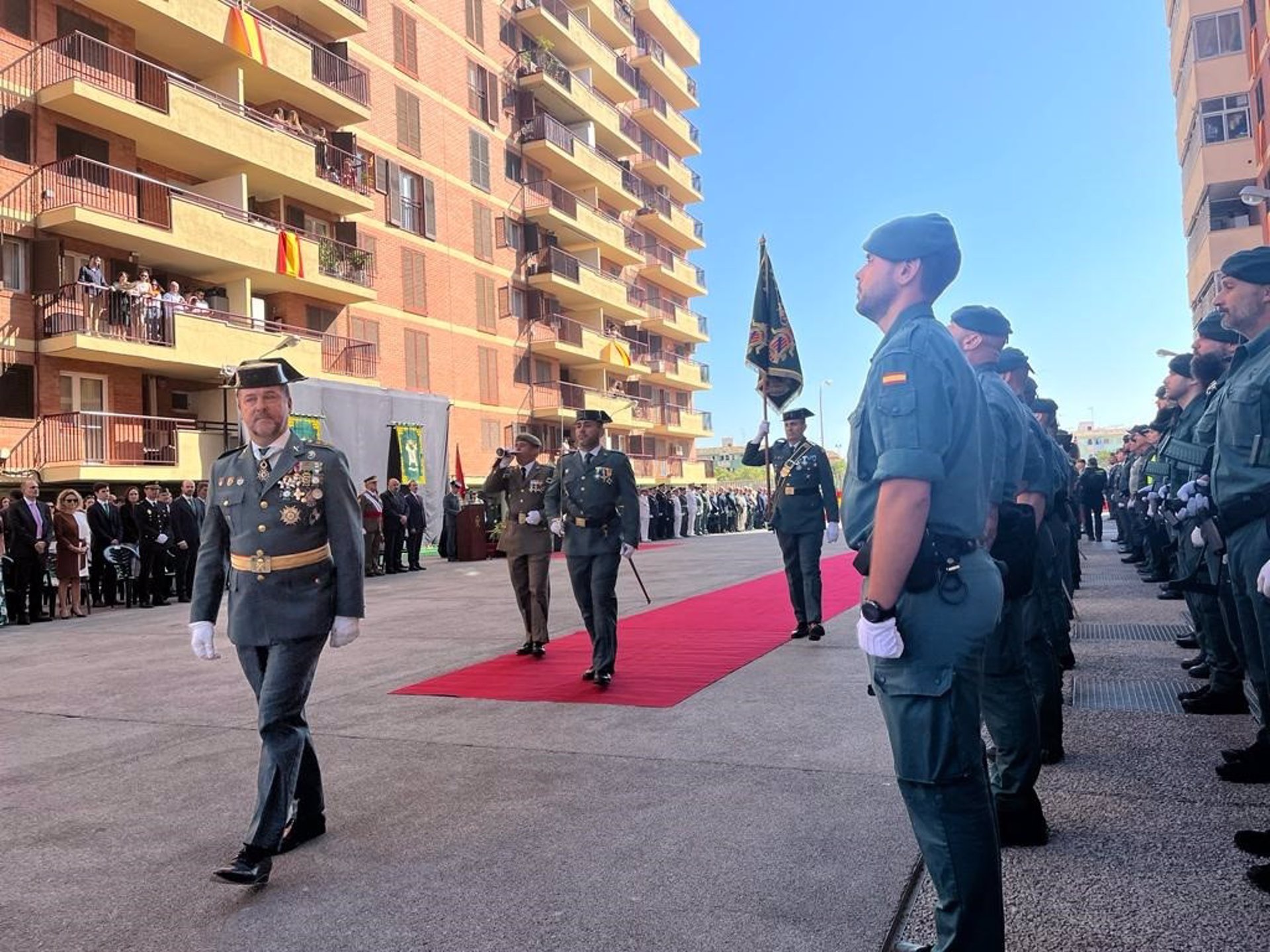 Celebración de la Patrona 2023 de la Guardia Civil, en la Comandancia de Palma. - EUROPA PRESS