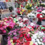 Flores a la venta en un puesto de la Rambla de Palma. - EUROPA PRESS - Archivo