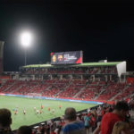 Un momento del partido Mallorca - Barça.