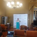 La portavoz del PP en el Parlament, Marga Durán, durante una rueda de prensa. - EUROPA PRESS