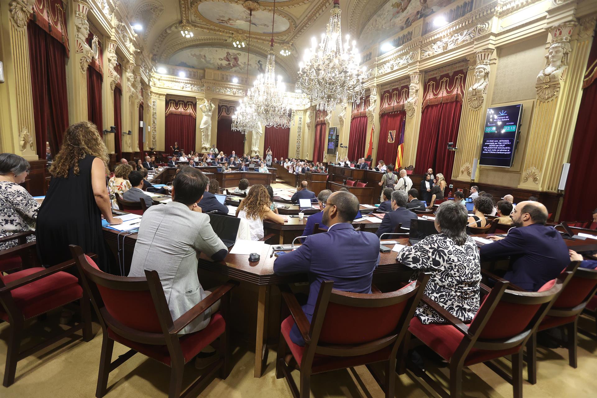 Parlament de les Illes Balears durante una sesión de control. Archivo. - Isaac Buj - Europa Press - Archivo