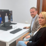 El portavoz adjunto de Vox en el Consell de Mallorca, David Gil, junto a la consellera d eVox, Paz Pérez. - VOX