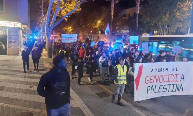 Cerca de 1.000 manifestantes propalestinos reivindican en Palma que «no es una guerra, es un genocidio»