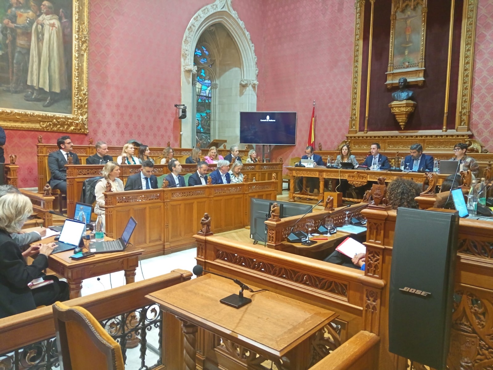 El pleno del Consell de Mallorca.