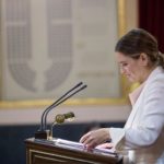 La presidenta de Baleares, Marga Prohens, interviene durante un debate en la Comisión General de las Comunidades Autónomas, en el Senado, a 19 de octubre de 2023, en Madrid (España). - Jesús Hellín - Europa Press - Archivo
