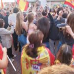 Un millar de personas se concentran contra la amnistía ante la sede del PSOE en Palma - Europa Press