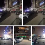 Imágenes de los coches estacionados en la zona peatonal del paseo Marítimo de Palma. - ASOCIACIÓN DE VECINOS DEL PASEO MARÍTIMO