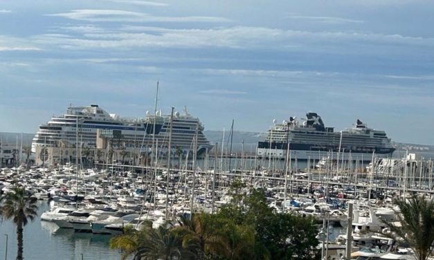 Más de 2,4 millones de cruceristas llegaron a los puertos de Baleares hasta noviembre
