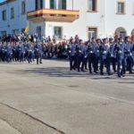 Un momento del acto en la Base de Son Sant Joan.