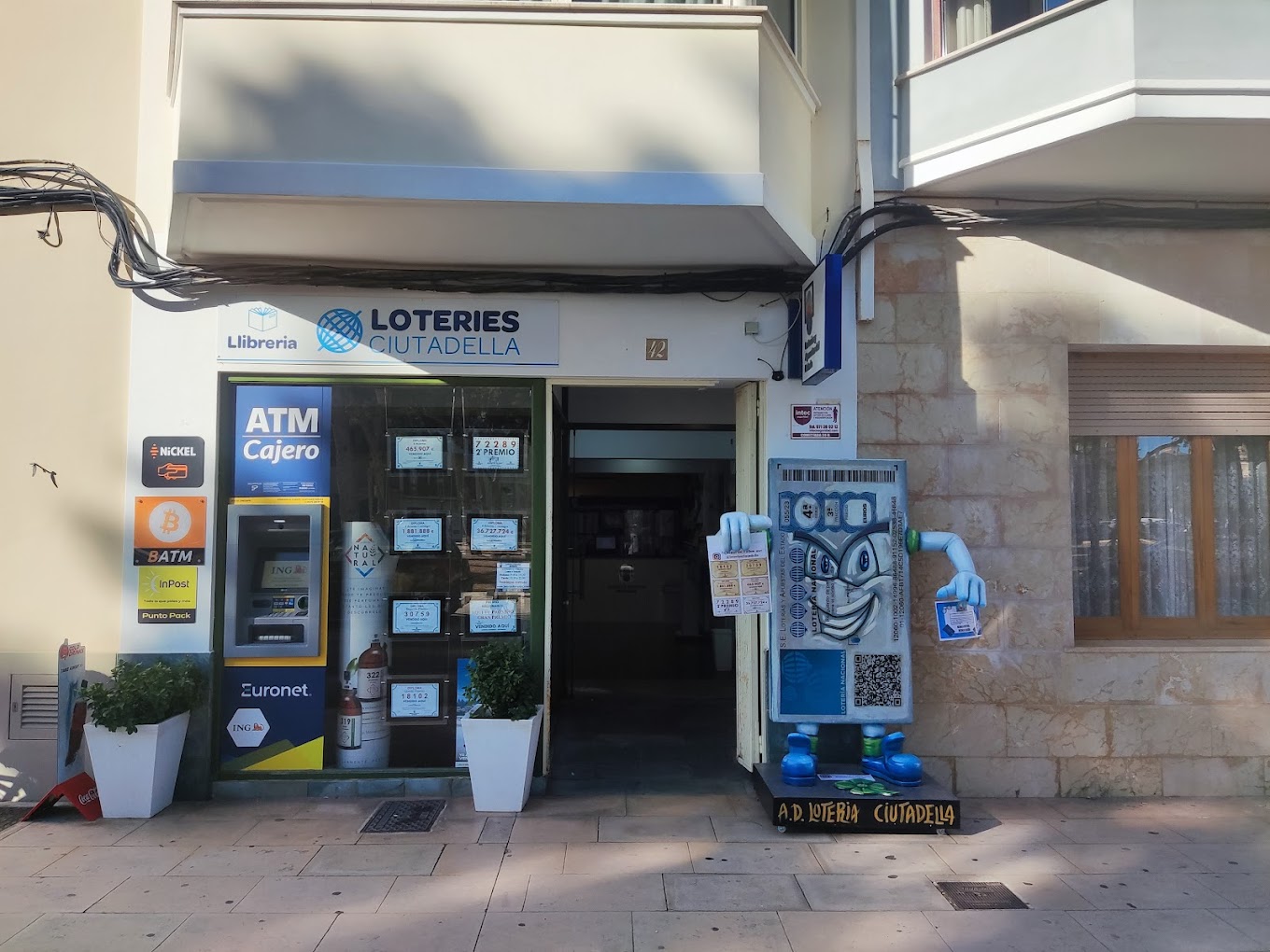 Librería de Ciutadella y admon. de Lotería.