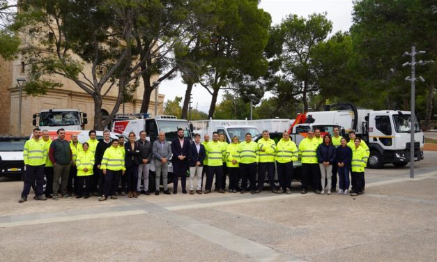 Marratxí presenta 14 nuevos vehículos para la limpieza de calles