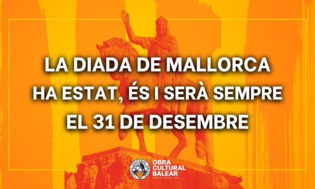 La OCB asegura que el cambio de la Diada de Mallorca contradice la ley de comunidades baleares