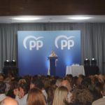 La presidenta del PP balear, Marga Prohens, en la tradicional cena de Navidad del Partido en las islas - PP