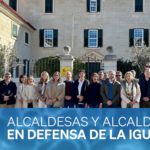 Acto, en Palma, en el que los alcaldes del PP de Mallorca han firman un manifiesto contra la amnistía - Twitter Marga Prohens.
