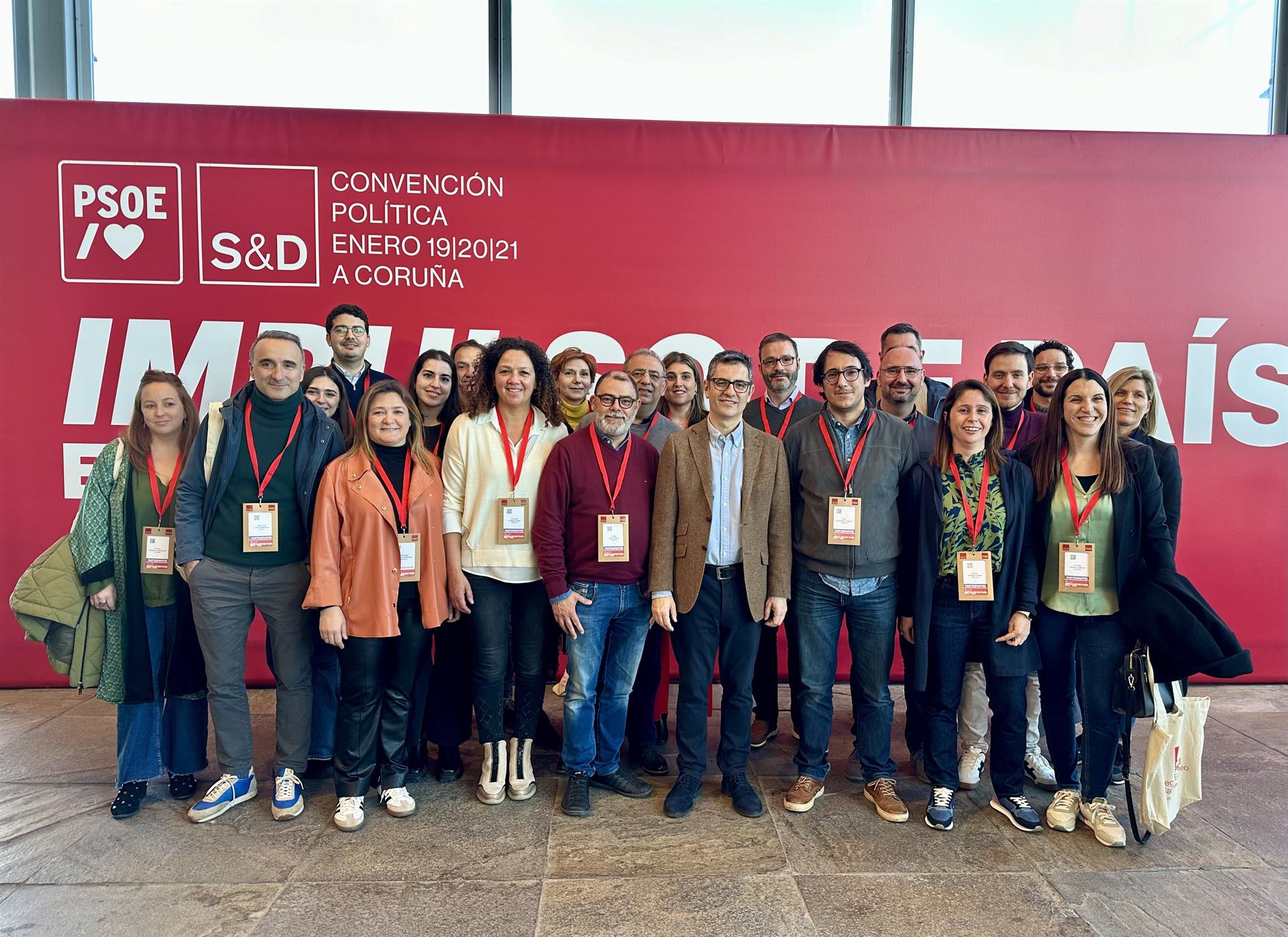 Una delegación del PSIB-PSOE asiste a la convenció política del PSOE que se celebra en A Coruña - PSIB-PSOE