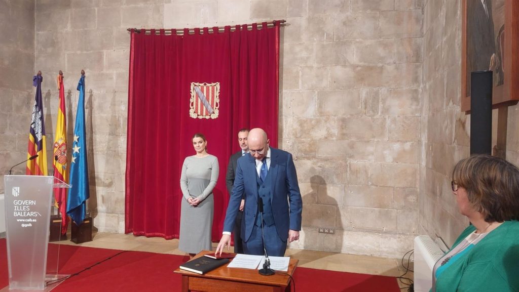 El presidente del Consell Consultiu de Baleares, Felio José Bauzá, en la toma de posesión de su cargo. - EUROPA PRESS