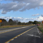 Tramo de la carretera MA13a a la altura de Lloseta.
