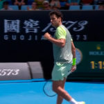 Jaume Munar en el Abierto de Australia.