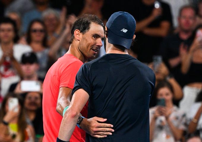 Rafa Nadal se despide de Brisbane.