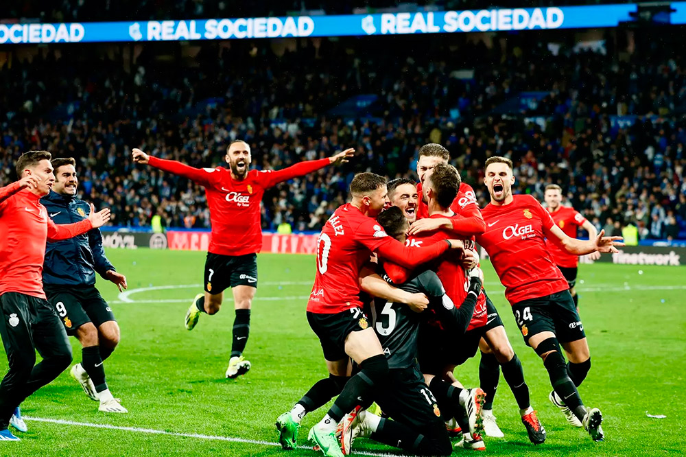 El Mallorca disputará su cuarta final de Copa.