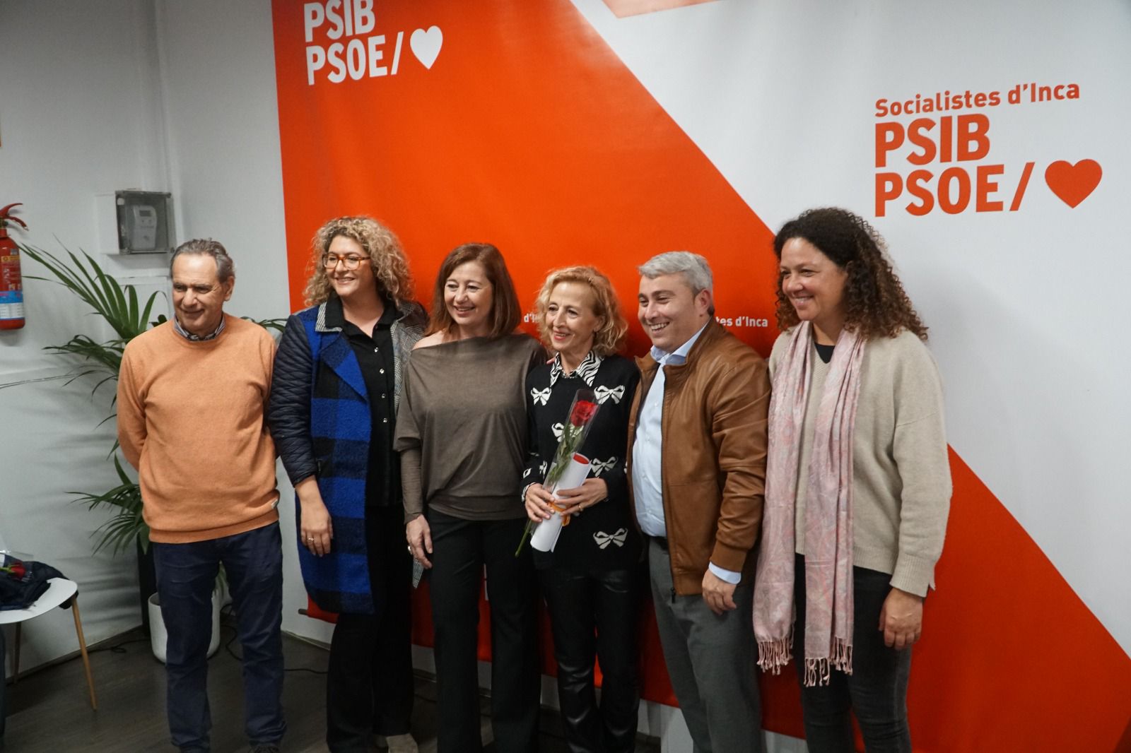 La secretaria general del PSIB-PSOE, Francina Armengol, en el 88 Aniversario de la Agrupación Socialista de Inca - PSIB-PSOE