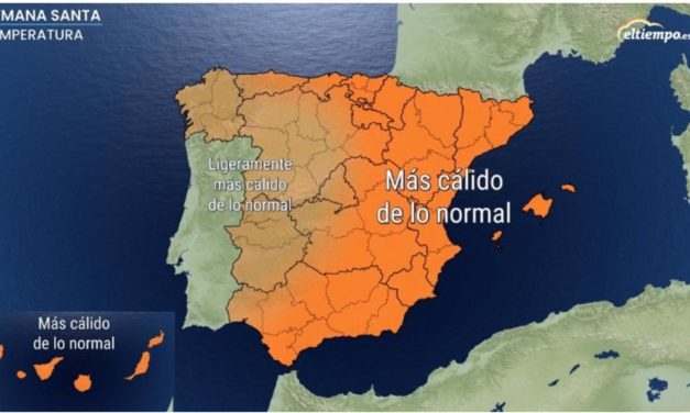 El mes de marzo será más cálido de lo normal en España, especialmente en Semana Santa, según eltiempo.es