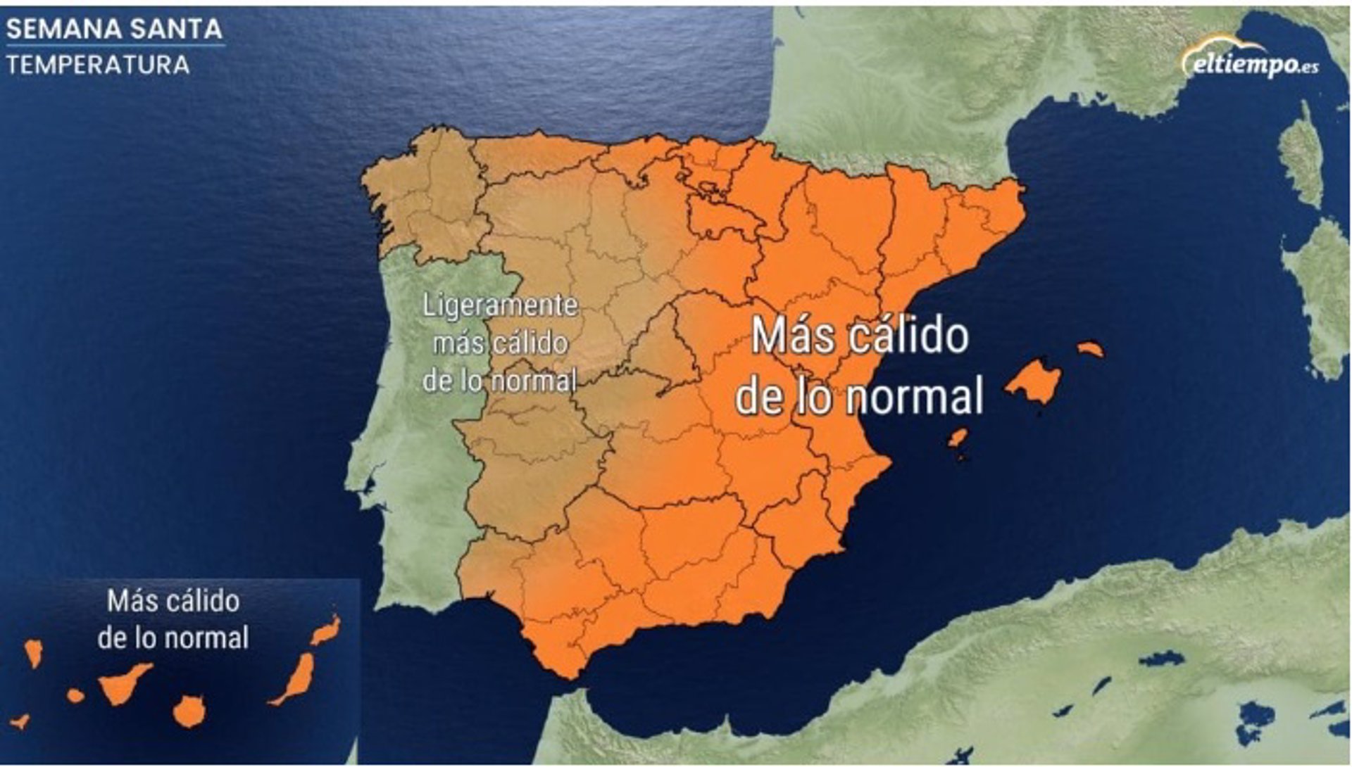 El mes de marzo será más cálido de lo normal en España, según eltiempo.Es SOCIEDAD ELTIEMPO.ES