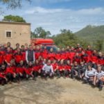 Bomberos de Mallorca que han participado en la jornada de formación en el Santuario de Lluc. - CONSELL DE MALLORCA