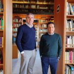 El presidente del Colegio Oficial de Médicos de Baleares, Carles Resecans, y el decano del Colegio Oficial de Arquitectos de Baleares, Bernat Nadal, durante la presentación de varias iniciativas que harán conjuntamente. - EUROPA PRESS