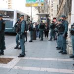 Agentes de la Guardia Civil a las puertas de los juzgados de Palma, a 15 de marzo de 2024, en Palma de Mallorca, Mallorca, Baleares (España). - Isaac Buj - Europa Press