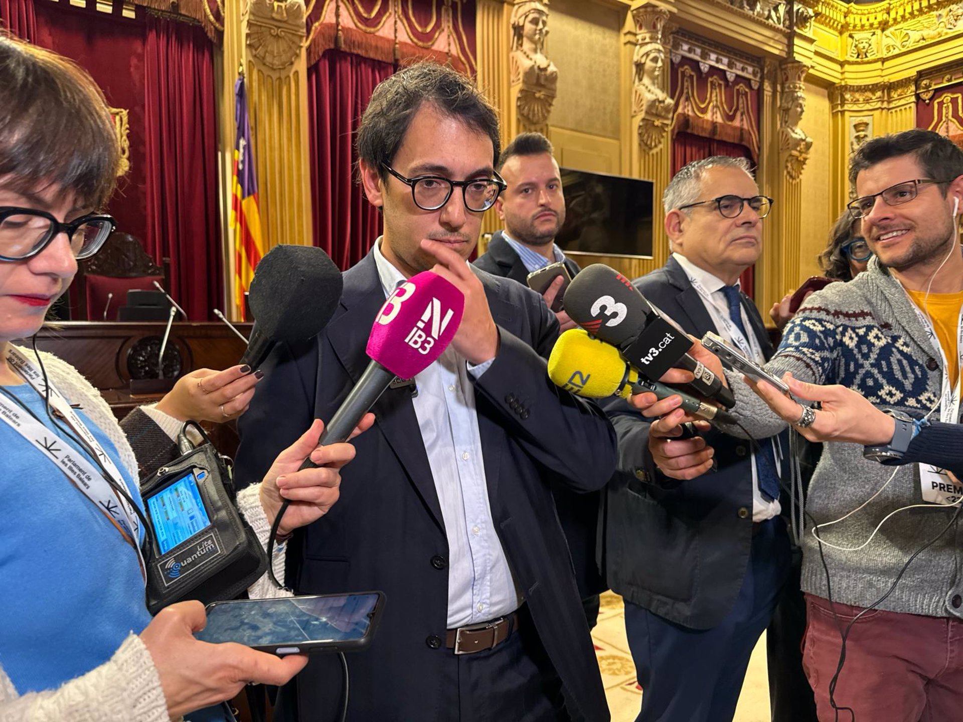 El portavoz del PSIB-PSOE en el Parlament, Iago Negueruela. - EUROPA PRESS