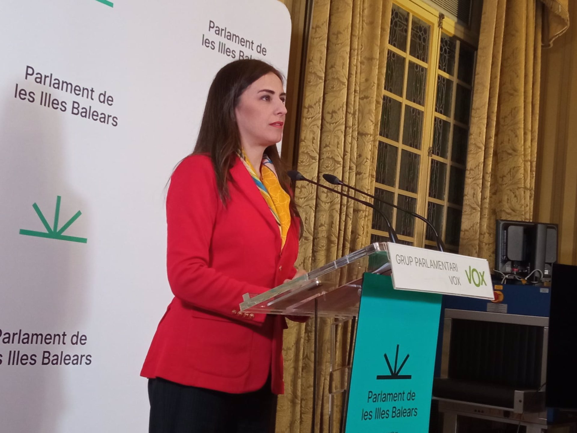 La portavoz de Vox, Idoia Ribas. - EUROPA PRESS