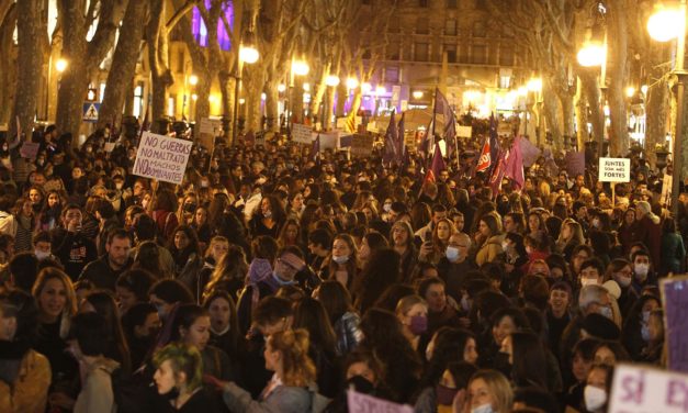 Palma volverá a acoger este viernes dos manifestaciones paralelas por el Día de la Mujer