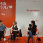 La diputada autonómica del PSIB Sílvia Cano y la secretaria de Estado de Igualdad y contra la Violencia de Género, Aina Calvo. - EUROPA PRESS