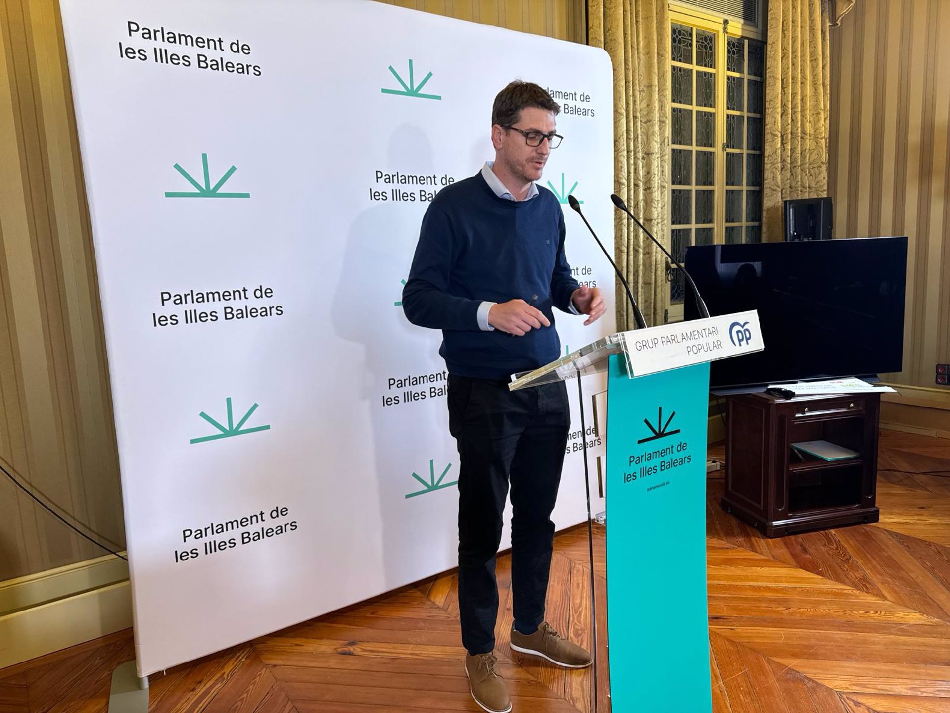 El portavoz parlamentario del PP, Sebastià Sagreras. - EUROPA PRESS