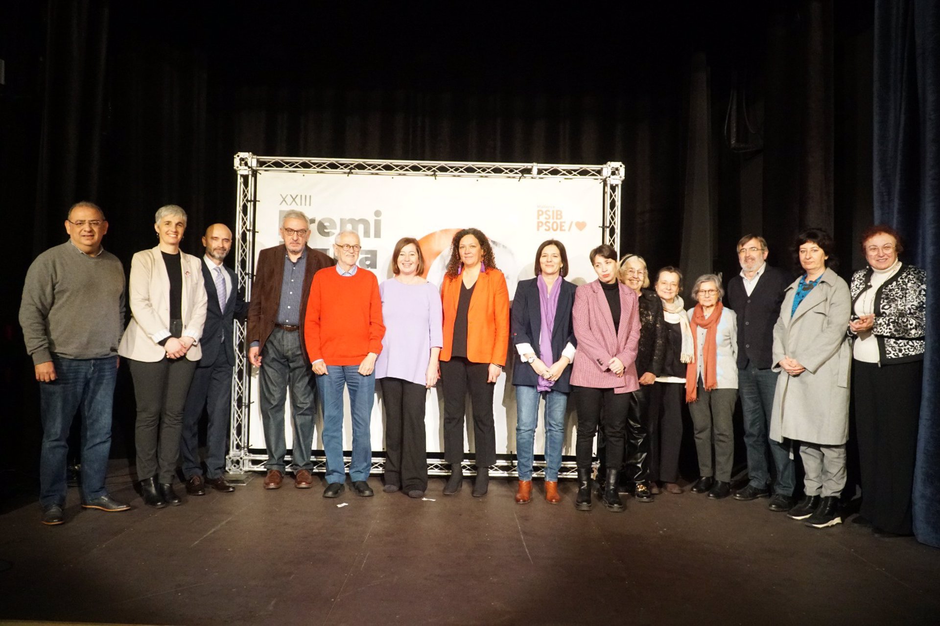 Antònia Matamalas y Lupe Pulido, distinguidas con el Premio Maria Plaza de los Socialistas de Mallorca.
