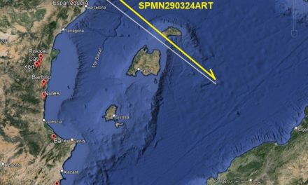 Detectan un bólido artificial sobrevolando el Mar Balear, Cataluña y la Comunidad Valenciana el viernes noche