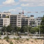 Construcción de unas viviendas.