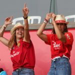 Dos aficionadas del RCD Mallorca.
