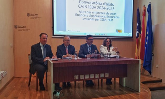 El Govern presenta la nueva línea de ayudas CAIB-ISBA, con 18 millones para los dos próximos años
