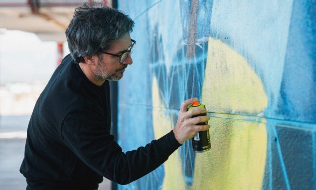 El mallorquín René Mäkelä realizará 9 grafitis en diferentes zonas del estadio de Son Moix