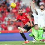 Muriqi, ante el Madrid.