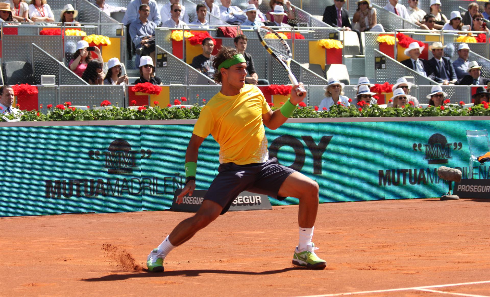 El tenista Rafa Nadal en el Mutua Madrid Open. - EUROPA PRESS - Archivo