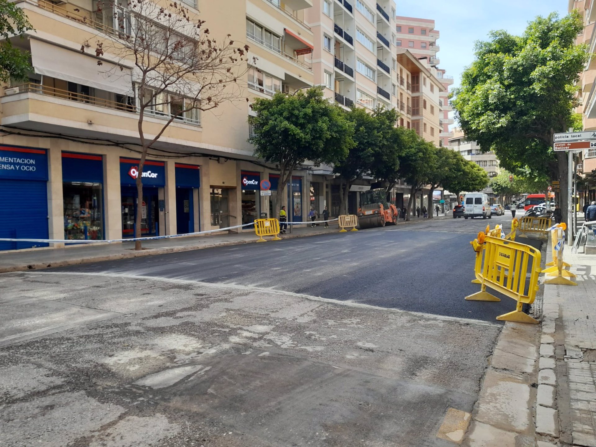 Reabren al tráfico la calle Ramón y Cajal de Palma - AYUNTAMIENTO DE PALMA